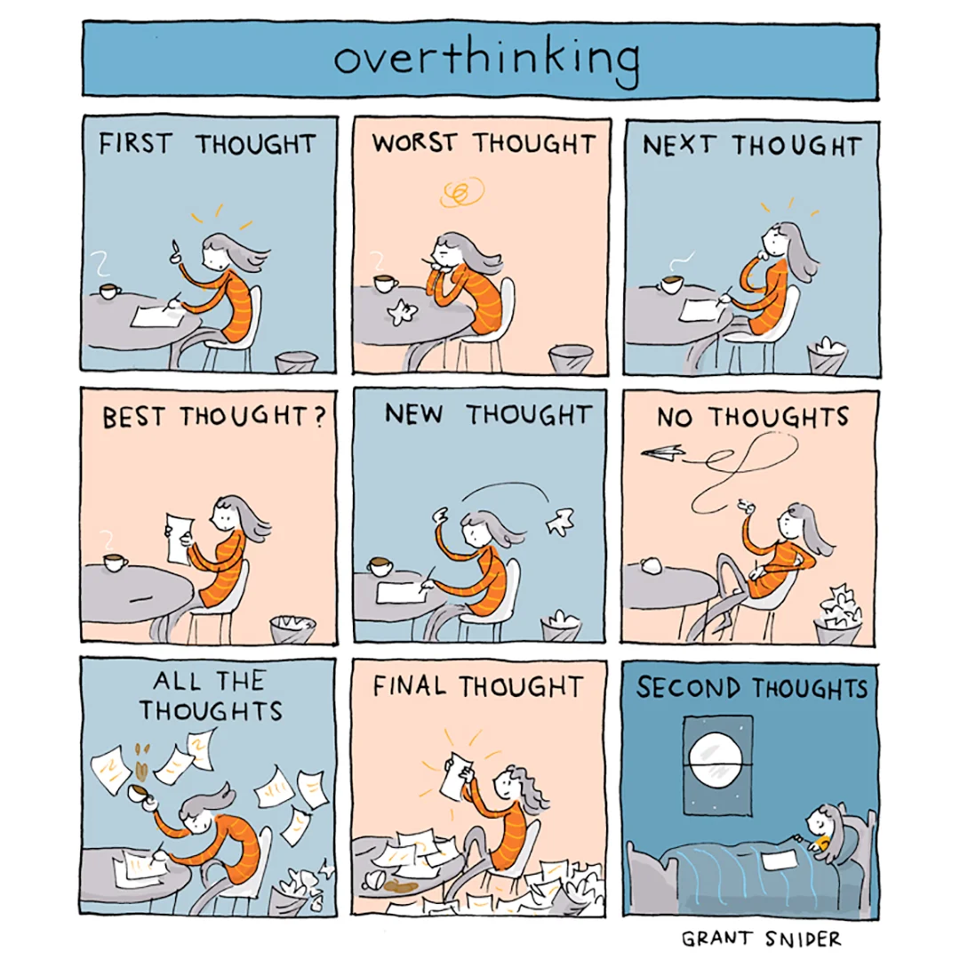 Из чего состоит overthinking: разбираем названия разных видов мыслей на английском языке